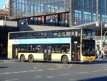 MAN Lion's City DD der BVG in Berlin am 31.10.2018