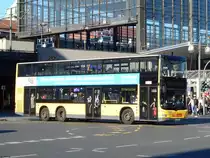 MAN Lion's City DD der BVG in Berlin am 31.10.2018