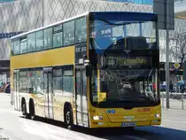 MAN Lion's City DD der BVG in Berlin am 31.10.2018