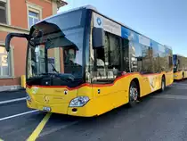 PostAuto MB C2 K '10692'  AG 6042   Anglikon  vom PU Geissman Bus AG, Hägglingen am 24.3.21 beim Bahnhof Wohlen.