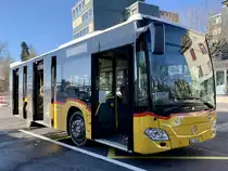 MB C2 K '10694'  Wohlenä PU Geissmann Bus AG, Hägglingen am 24.3.21 beim Bahnhof Wohlen.