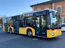 MB C2 K '10693'  Chly Paris  vom PU Geissmann Bus, Hägglingen am 24.3.21 beim Bahnhof Wohlen.