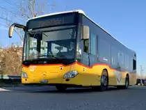 MB C2 K '10694'  Wohlen  vom PU Geissmann Bus, Hägglingen am 24.3.21 hinter dem Bahnhof Wohlen.