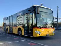 MB C2 K '10694'  Wohlen  vom PU Geissmann Bus, Hägglingen am 24.3.21 hinter dem Bahnhof Wohlen.
