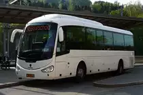 AS 9163, Irizar i4, hält am Busbahnof I in Ettelbrück. 25.04.2009