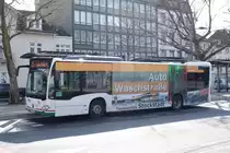 Stadtwerke Aschaffenburg / Wagen 186 (AB-VA 86) / Aschaffenburg, Hauptbahnhof/ROB / Mercedes-Benz O 530 C2 / Aufnahemdatum: 13.03.2021 / Werbung: Auto-Waschfabrik
