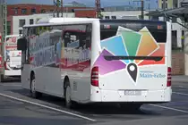 Kahlgrund-Verkehrs-Gesellschaft mbH (KVG) / AB-KV 1020 / Aschaffenburg, Hauptbahnhof/ROB / Mercedes-Benz O 530 Ü II / Aufnahemdatum: 13.03.2021 / Werbung: Medienhaus Main-Echo