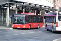 Verkehrsgesellschaft mbH Untermain (VU) / AB-VU 57 / Aschaffenburg, Hauptbahnhof/ROB / MAN Lion's City Ü / Aufnahemdatum: 13.03.2021
