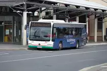 Stadtwerke Aschaffenburg / Wagen 160 (AB-VA 60) / Aschaffenburg, Hauptbahnhof/ROB / Mercedes-Benz O 530 II / Aufnahemdatum: 20.03.2021 / Werbung: Bayernhafen Aschaffenburg