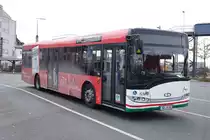 Stadtwerke Aschaffenburg / Wagen 165 (AB-VA 65) / Aschaffenburg, Hauptbahnhof/ROB / Solaris Urbino 12 III / Aufnahemdatum: 20.03.2021 / Werbung: Sparkasse Aschaffenburg-Alzenau