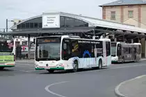 Stadtwerke Aschaffenburg / Wagen 175 (AB-VA 75) / Aschaffenburg, Hauptbahnhof/ROB / Mercedes-Benz O 530 C2 / Aufnahemdatum: 20.03.2021 / Werbung: Fath GmbH