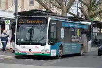 Stadtwerke Aschaffenburg / Wagen 195 (AB-VA 95) / Aschaffenburg, Hauptbahnhof/ROB / Mercedes-Benz O 530 C2 / Aufnahemdatum: 20.03.2021 / Werbung: Dr. Klein Finanzberatung