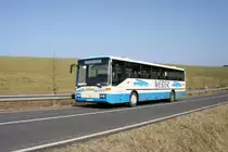 Bus Rheinland-Pfalz: Mercedes-Benz O 408 (DAU-W 60) vom Busunternehmen Stefan Weber, aufgenommen im Februar 2021 in der Nähe von Boos, einer Ortsgemeinde im Landkreis Mayen-Koblenz.