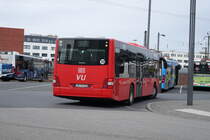 Verkehrsgesellschaft mbH Untermain (VU) / AB-VU 73 / Aschaffenburg, Hauptbahnhof/ROB / MAN Lion's City Ü / Aufnahemdatum: 20.03.2021