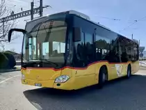 MB C2 K '10063'  BE 468 290  vom PU Funicar AG, Biel (Eurobus, Erlach) am 29.3.21 beim Bahnhof Ins.