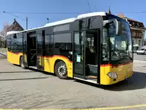 Der MB C2 K '10063' vom PU Funicar AG, Biel am 29.3.21 beim Bahnhof Ins.