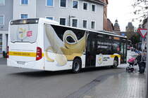 Stadtwerke Aschaffenburg / Wagen 187 (AB-VA 87) / Aschaffenburg, Hauptbahnhof/ROB / Mercedes-Benz O 530 C2 / Aufnahemdatum: 27.03.2021 / Werbung: BKK Akzo Nobel