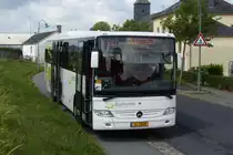 SL 5508, Mercedes Benz Integro von Sales Lentz, steht nahe Wiltz am Straßenrand 03.07.2017