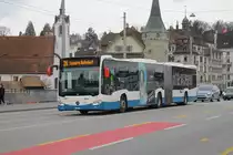 vbl Nr. 169 (Mercedes Citaro C2 O530G) am 11.3.2021 auf der Seebrücke