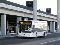 Mercedes-Benz Citaro LE Ü, Flughafen Werksverkehr, NTT Berlin GmbH, Flughafen Berlin-Brandenburg (BER) 02.Mär.2021