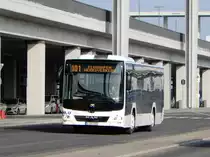 MAN Lion’s City LEÜ, Flughafen Werksverkehr, NTT Berlin GmbH, Flughafen Berlin-Brandenburg (BER) 25.Mär.2021