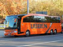 Mercedes Travego von Ubben aus Deutschland in Berlin am 31.10.2018