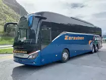 Setra 516 HD 2 von Zerzuben am 5.4.21 bei der Garage in Eyholz abgestellt.