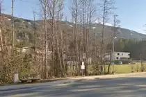 Haltestelle Aldrans Aste. Aufgenommen 30.3.2021.