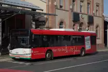 Stadtwerke Aschaffenburg / Wagen 165 (AB-VA 65) / Aschaffenburg, Hauptbahnhof/ROB / Solaris Urbino 12 III / Aufnahemdatum: 08.04.2021 / Werbung: Sparkasse Aschaffenburg-Alzenau