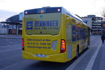 A. Wießmann & Sohn / MIL-MW 411 / Aschaffenburg, Hauptbahnhof/ROB / Mercedes-Benz O 530 LE Ü C2 / Aufnahemdatum: 09.04.2021 / Werbung: Berninger Hoch- und Tiefbau