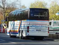 Mercedes Travego von Halbasch Reisen aus Deutschland in Berlin am 31.10.2018