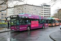 ICB Solaris Electric Wagen 234 am 10.04.21 in Frankfurt am Main