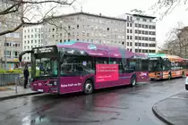 ICB Solaris Electric Wagen 234 am 10.04.21 in Frankfurt am Main