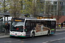 Stadtwerke Aschaffenburg / Wagen 191 (AB-VA 91) / Aschaffenburg, Luitpoldstr. (Hst Stadthalle) / Mercedes-Benz O 530 C2 / Aufnahemdatum: 10.04.2021 / Werbung: Betten Trend Hösbach