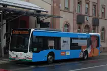 Stadtwerke Aschaffenburg / Wagen 193 (AB-VA 93) / Aschaffenburg, Hauptbahnhof/ROB / Mercedes-Benz O 530 C2 / Aufnahemdatum: 10.04.2021 / Werbung: imaCenter Aschaffenburg
