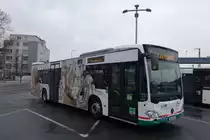 Stadtwerke Aschaffenburg / Wagen 209 (AB-VA 9) / Aschaffenburg, Hauptbahnhof/ROB / Mercedes-Benz O 530 C2 hybrid / Aufnahemdatum: 10.04.2021 / Werbung: Juwelier Vogl