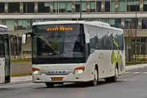 SL 5035, Setra S 415 UL von Sales Lentz, bedient als SEV die Strecke Troisvierges – Clervaux Ettelbrück. Clervaux am 12.04.2021.