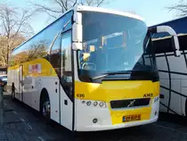 Volvo 9500 von AMZ Borssele Touringcarbedrijf aus den Niederlanden in Berlin am 31.10.2018