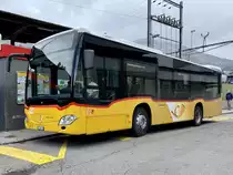 MB C2 K '10749' vom PU Tobler Nicolas SA, Rebeuvelier am 12.4.21 beim Bahnhof Moutier.