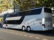 Setra 431 DT Vorführwagen aus Dänemark in Berlin am 31.10.2018