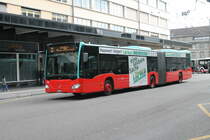 VB/TPB Nr. 170 (Mercedes Citaro C2 O530) am 20.3.2021 beim Bhf. Biel/Bienne