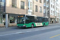 MBC Nr. 324 (Mercedes Citaro C2 O530) am 20.3.2021 beim Bhf. Morges