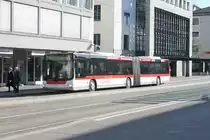 St.Gallerbus Nr. 286 (MAN A23 Lion's City GL) am 28.3.2021 beim Marktplatz