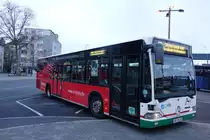 Stadtwerke Aschaffenburg / Wagen 155 (AB-VA 55) / Aschaffenburg, Hauptbahnhof/ROB / Mercedes-Benz O 530 / Aufnahemdatum: 13.04.2021 / Werbung: Sparkasse Aschaffenburg-Alzenau