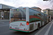 Stadtwerke Aschaffenburg / Wagen 154 (AB-VA 54) / Aschaffenburg, Hauptbahnhof/ROB / Mercedes-Benz O 530 G / Aufnahemdatum: 14.04.2021 / Werbung: Aschaffenburger Versorgungs GmbH