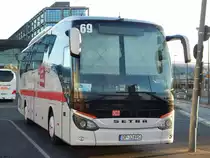 Setra 515 HD von DB IC/Sindbad aus Polen in Berlin am 31.10.2018