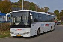 VS 1229, Temsa Tourmalin von Voyages Simon, gesehen nahe dem Bahnhof in Ettelbrück. 20.10.2018