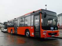 MAN Lion's City LE Ü der MVVG in Neubrandenburg am 11.11.2018