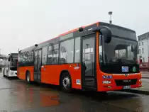 MAN Lion's City LE Ü der MVVG in Neubrandenburg am 11.11.2018