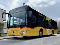 MB C2 K '10912' vom PU Rolf Stutz, Jonen am 19.4.21 beim Bahnhof Uitikon-Waldegg.